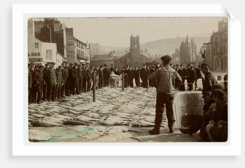 Quayside Fish Market, Ramsey by Thomas Horsfell Midwood