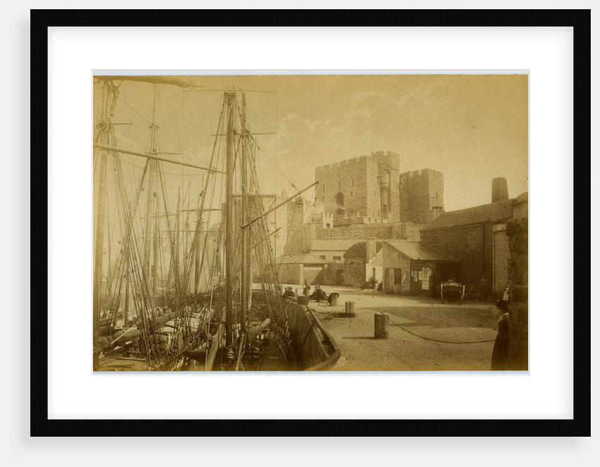 Castle Rushen and Quayside by Anonymous