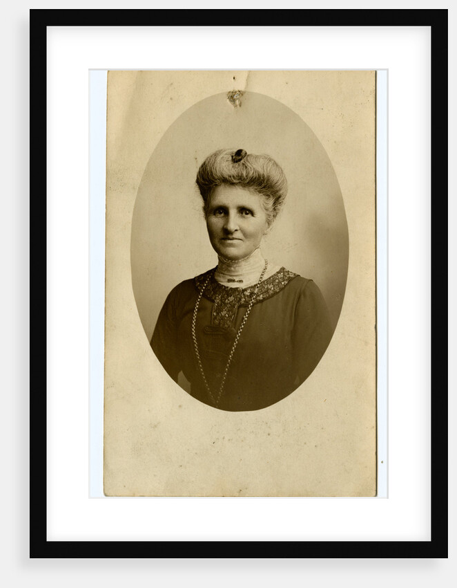 Mrs Mary Agusta Kneale (nee Sumner) - studio portrait by George Bellett Cowen