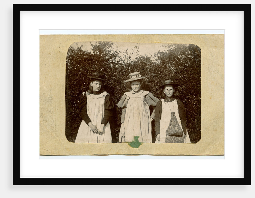 Annie or Nellie Cowell, Alice Corlett, Katie Corlett, schoolgirls by George Bellett Cowen
