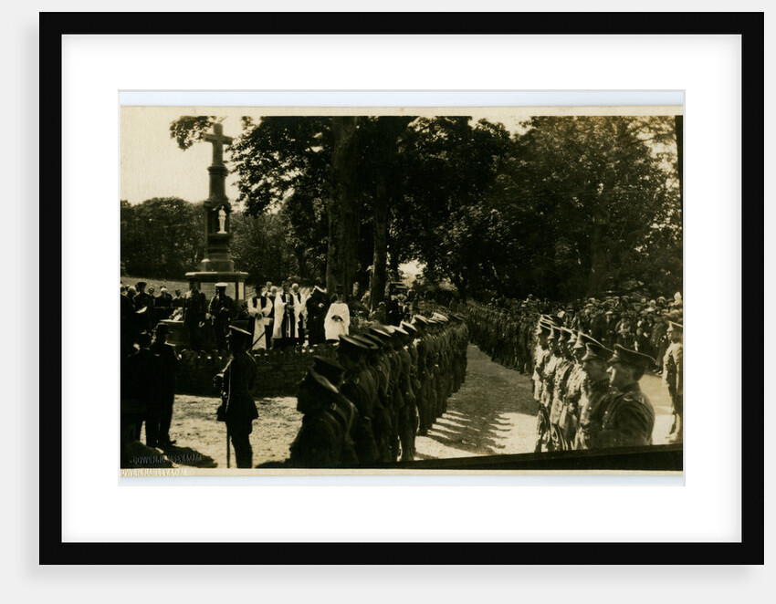War memorial service at Lezayre by George Bellett Cowen