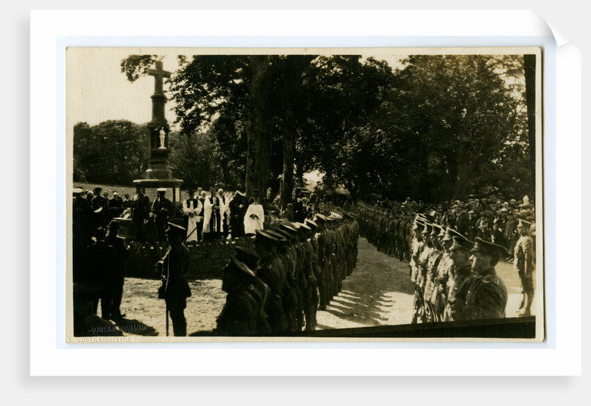 War memorial service at Lezayre by George Bellett Cowen