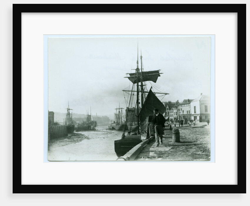 Douglas Inner Harbour and shipping by John Miller Nicholson