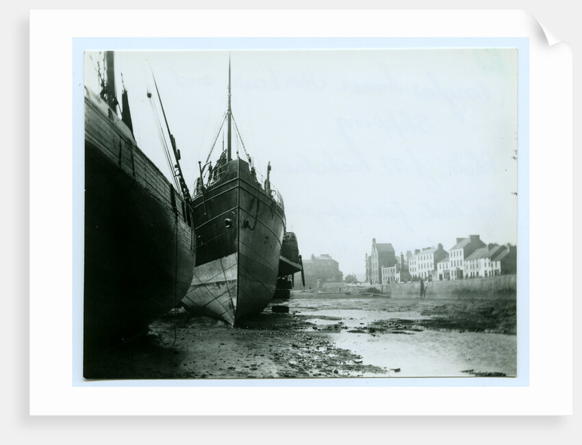 Douglas Inner Harbour and shipping by John Miller Nicholson
