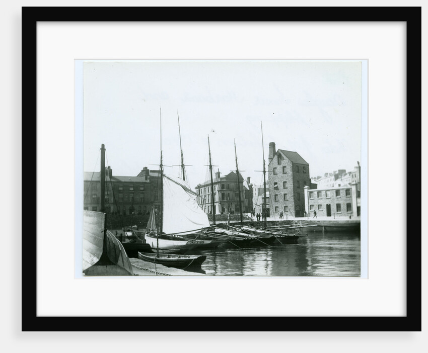 Douglas Inner Harbour and Shipping by John Miller Nicholson