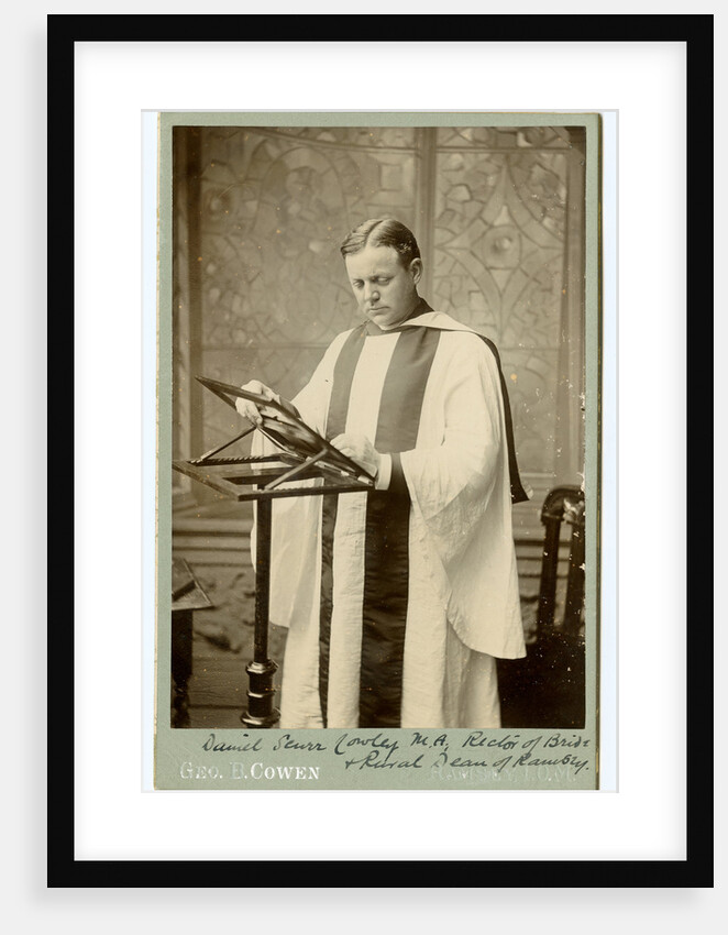 Daniel Scott Cowley MA, Rector of Bride and Rural Dean of Ramsey by George Bellett Cowen