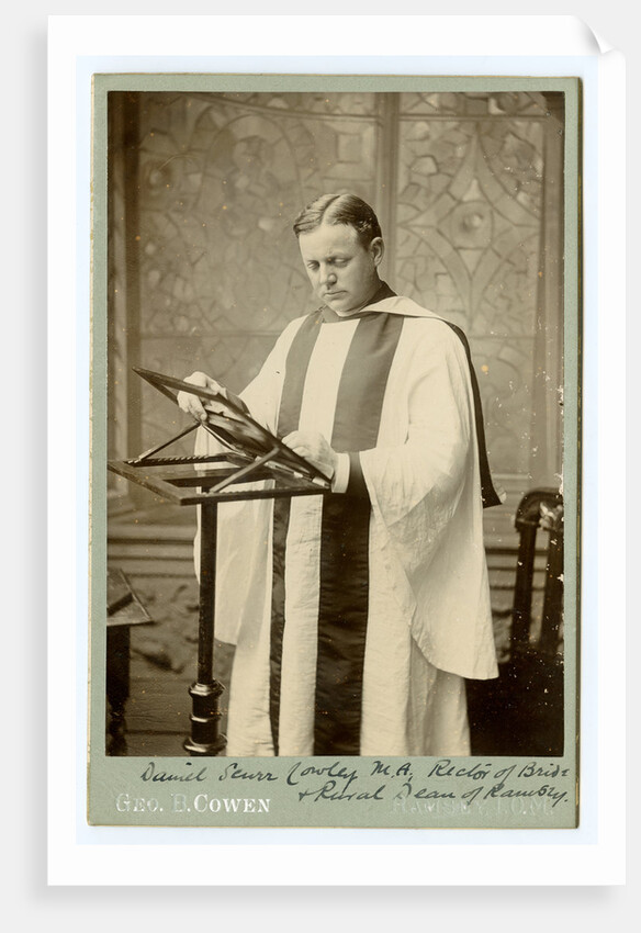 Daniel Scott Cowley MA, Rector of Bride and Rural Dean of Ramsey by George Bellett Cowen