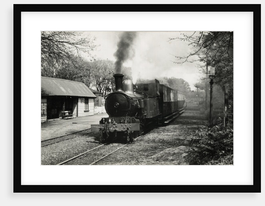 Engine No.12 Hutchinson Locomotive at Ballasalla Station to Port Erin by Unknown