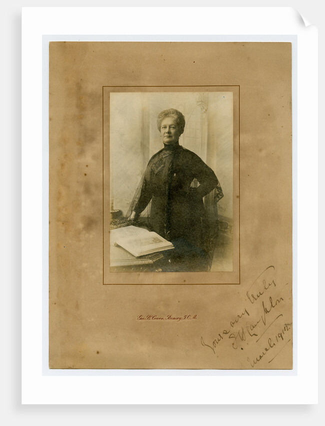Mrs Laughton - framed portrait by George Bellett Cowen