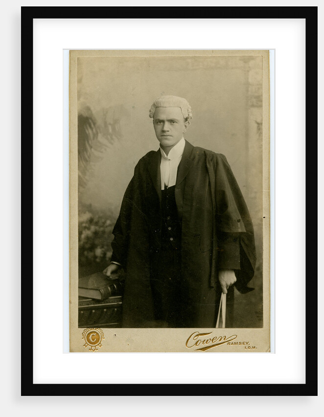 R.D. Gelling - in robes of office by George Bellett Cowen