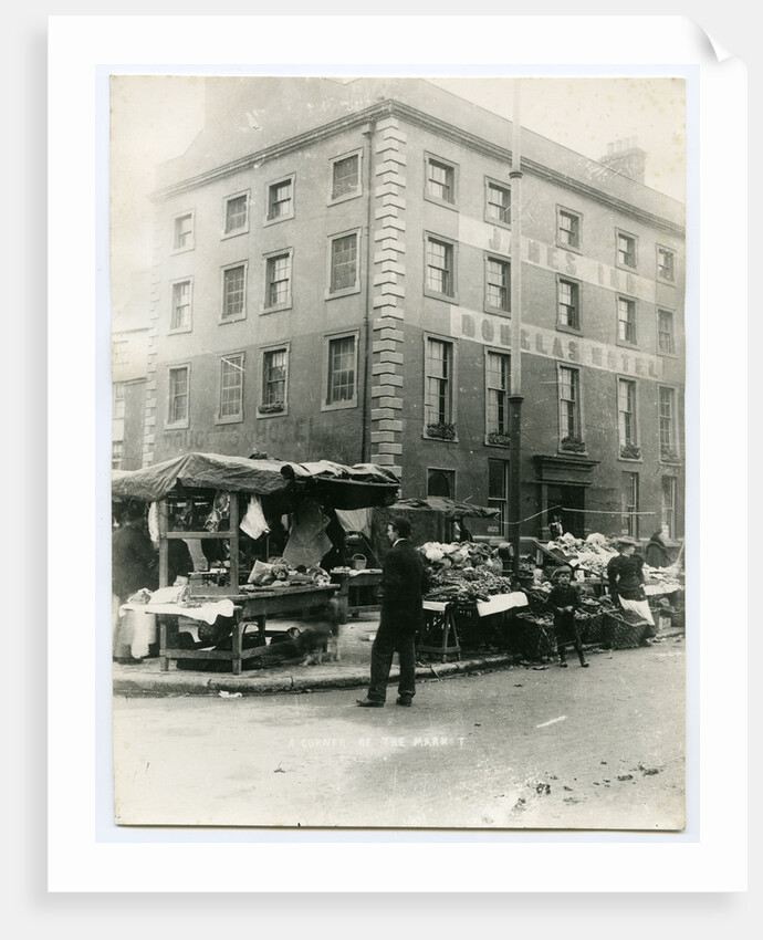 A corner of the market, Douglas by Anonymous