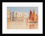 The Doge's Palace and fruit stalls by John Miller Nicholson