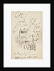 Ink sketch of Horse and Carriage with the note ‘Mr Pears and Mr . Sprightly and Poppet drawn. While--- was gathering elder blown 1797’ by Mary Anne Goodman
