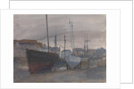 Low Tide, Inner Harbour, Castletown by Archibald Knox