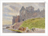 Cathedral of St Germain's in Peel Castle Isle of Man by Henry Dryden