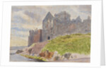 Cathedral of St Germain's in Peel Castle Isle of Man by Henry Dryden