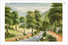 Manx Landscape with river by Unknown