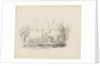 East View of Ballamoar, Isle of Man. View of white-washed house with greenery across its front with fence in front of it by Unknown
