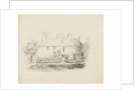 East View of Ballamoar, Isle of Man. View of white-washed house with greenery across its front with fence in front of it by Unknown