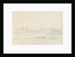 Vessels at anchor, Douglas Bay by Unknown