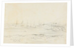 Vessels at anchor, Douglas Bay by Unknown