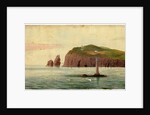 Calf of Man and Chicken Rock Lighthouses by Robert Evans Creer