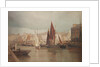 The North Quay with old St Matthew's by John Miller Nicholson