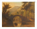 Sulby Glen old bridge by L. C. Sewell