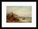 Peel Castle and Shore by Henry James Holding