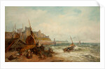 Peel Castle and Shore by Henry James Holding