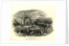 The starting of the Great Wheel at the Mines, Laxey Glen Sept 1854 by Unknown