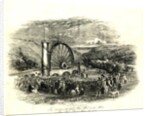 The starting of the Great Wheel at the Mines, Laxey Glen Sept 1854 by Unknown