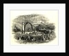 The starting of the Great Wheel at the Mines, Laxey Glen Sept 1854 by Unknown