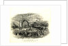 The starting of the Great Wheel at the Mines, Laxey Glen Sept 1854 by Unknown