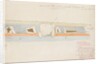 Colour section showing relative position of cists and flint earth Port St Mary 1888 by Frederick Swynnerton