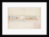 Colour section showing relative position of cists and flint earth Port St Mary 1888 by Frederick Swynnerton
