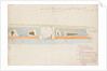 Colour section showing relative position of cists and flint earth Port St Mary 1888 by Frederick Swynnerton