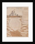 Plan of Castle Rushen with a north east view thereof taken from the river by S. Fane