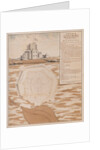 Plan of Castle Rushen with a north east view thereof taken from the river by S. Fane
