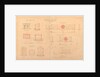 Plan of Isle of Man Railway type level crossing lodges and gates by Henry Vignoles