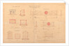 Plan of Isle of Man Railway type level crossing lodges and gates by Henry Vignoles