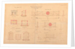 Plan of Isle of Man Railway type level crossing lodges and gates by Henry Vignoles