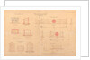 Plan of Isle of Man Railway type level crossing lodges and gates by Henry Vignoles