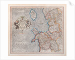 Westmorlandia, Lancastria, Cestria, Caernarvan, Denbigh, Flint, Merionidh, Montgomery, Salopia cum Insulis Mania et Anglesey by GerardusMercator