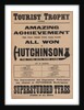 Poster promoting Hutchinson Superstudded Tyres used at the 1923 TT by Unknown