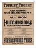Poster promoting Hutchinson Superstudded Tyres used at the 1923 TT by Unknown