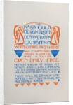 Knox Guild of Design and Craft Demonstration Exhibition, Whitechapel Art Gallery, London by Unknown