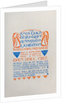 Knox Guild of Design and Craft Demonstration Exhibition, Whitechapel Art Gallery, London by Unknown