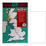 Railway Air Services Winter Routes by Railway Air Services Ltd.