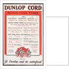 Dunlop Cord motor cycle tyres poster setting out successes on these tyres during the 1924 season by Unknown